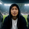 夜晚足球场看台氛围头像示意